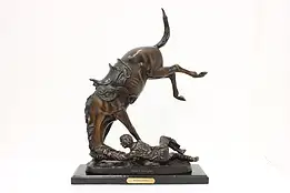 Wicked Pony Vintage Bronze Sculpture after Remington 21" #55633