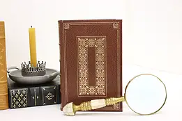 The Good Earth Vintage Franklin Library Leather Book, Buck #55675