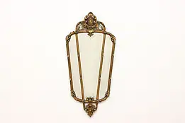 Lion Crest Antique Carved Frame Mirror #55638