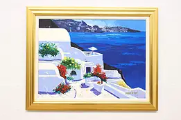 Greek Islands Vintage Original Serigraph, McCann 43" #55562