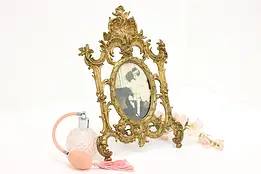 Victorian Antique Table Top Easel Picture or Mirror Frame  #54855