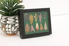 Set of 10 Antique African Stone Points, Spear or Arrowheads #44779