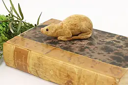 Folk Art Vintage Carved Cork Mouse Sculpture #46246