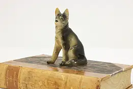 Japanese Vintage Ceramic German Shepherd Dog Figurine #53284