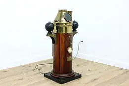 Nautical Salvage Vintage Ship Binnacle Compass, Kelvin #55726