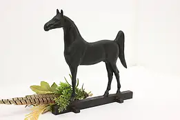 King's Genius Vintage Cast Iron Horse Door Stop, Virginia #55590