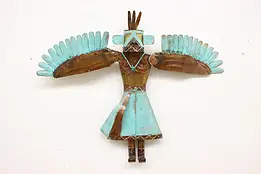Native American Figure Vintage Copper Sculpture, Anderson #55964