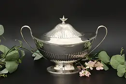 Victorian Antique Silverplate Soup Tureen or Bowl, Mappin #54990