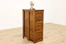 Arts & Crafts Mission Oak Antique Office File Cabinet #56083