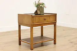 Midcentury Modern Vintage Chestnut End Table or Nightstand #56062