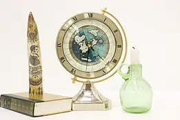 World Date Line Vintage Swivel Clock on Stand, Seiko #55836