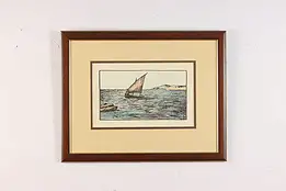 The Pookawn Vintage Irish Cuala Art Print Jack B. Yeats 19" #56259