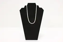 Sterling Silver Byzantine Chain Necklace - 17" #56647
