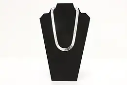 Sterling Silver Herringbone Chain Necklace - 17" #56653