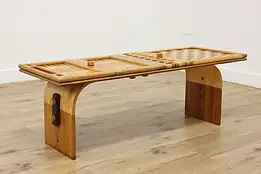 Convertible Coffee & Game Table Chess Backgammon, Levy #55958