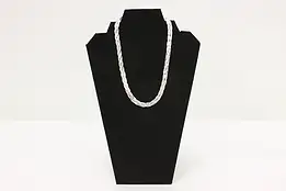 Sterling Silver Braided Mesh Necklace - 18" #56651