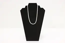 Sterling Silver Byzantine Chain Necklace - 17" #56647