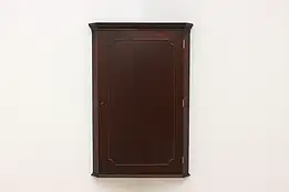 Georgian Antique 1840s Mahogany Kitchen Bath Corner Cabinet #55808