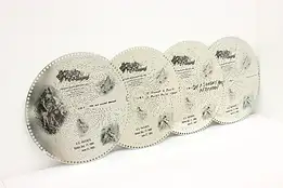 Set of 4 Vintage Regina Music Box 15.5" Discs "La Paloma" #55742