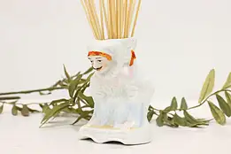 Victorian German Antique Bisque China Acrobat Match Holder #52633