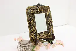 Cherubs Vintage Brass Plated Beveled Wall Mirror, Chesney #55034
