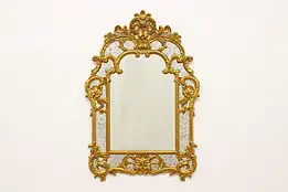 Neoclassical Vintage Carved Gilt Wall Mirror, Belgium #56154