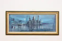 Saint Louis City Scene Vintage Glazed Print, 43.5" #51082