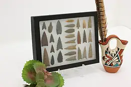 Indigenous Antique Arrowhead & Stone Point Collection, Case #55918
