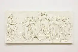 Dance of the Muses Sculpture Vintage Panel Thorvaldsen 61" #52812