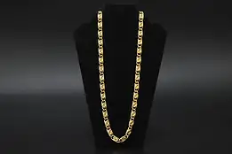 Erwin Pearl Vintage Gold Tone 29" Necklace #56827