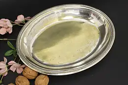Traditional Vintage Oval Silverplate Serving Dish or Bowl #49647