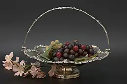 Victorian Antique Silverplate Server or Centerpiece Basket #53055
