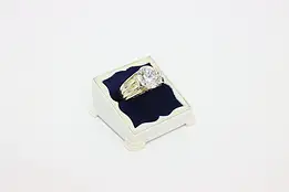 Sterling Silver Cubic Zirconia Statement Ring – Size 7 #57046