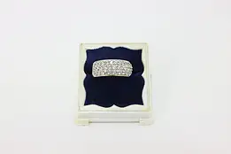 Sterling Silver CZ Pavé Band Ring – Size 7 #57053