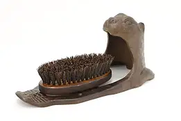 Farmhouse Vintage Cast Iron Beaver Boot Scraper & Door Stop #56566