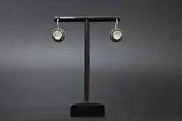 Pair of Sterling Silver & Moonstone Drop Earrings #57410