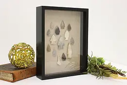Indigenous Stone Point & Arrowhead Collection Shadow Box #56852