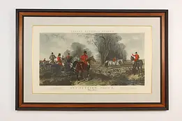 Countryside Fox Hunt Antique Engraving after Herring 59.5" #56903