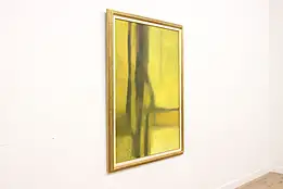 Study in Yellow & Green Original Oil Painting D. Fuller 67" #57093