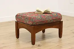 Arts & Crafts Mission Vintage Stool Ottoman Ethan Allen #56989