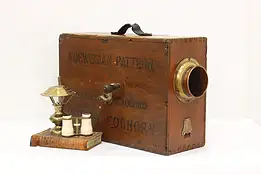 Nautical Antique Norwegian Pattern Foghorn England #57725