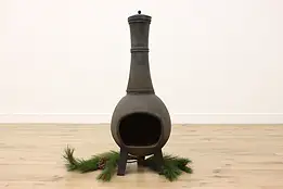 Farmhouse Antique Cast Iron Outdoor Stove or Chiminea #56197