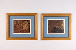 Pair of Pablo Picasso Vintage Framed Art Prints 24.5" #57247