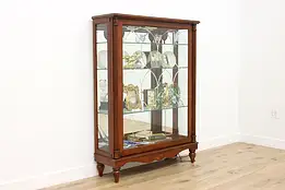 Classical Design Birch Sliding Door Display Cabinet Meridian #57904