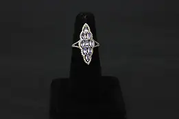 Sterling Silver & Lavender CZ Gems Size 7 Ring, D'Joy #58062
