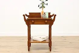 Sheraton Vintage Cherry Washstand Nightstand End Table Carl #58355