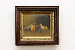 Victorian Fruit Still Life Antique Framed Art Print 19" #58369