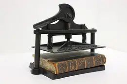 Victorian Antique Iron Book Copy Printing Press Speedball #58341