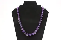 Amethyst Beaded Gemstone 20" Necklace #58204