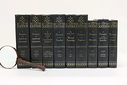 Set of 9 Vintage Grolier Literature History Treasury Books #56552
